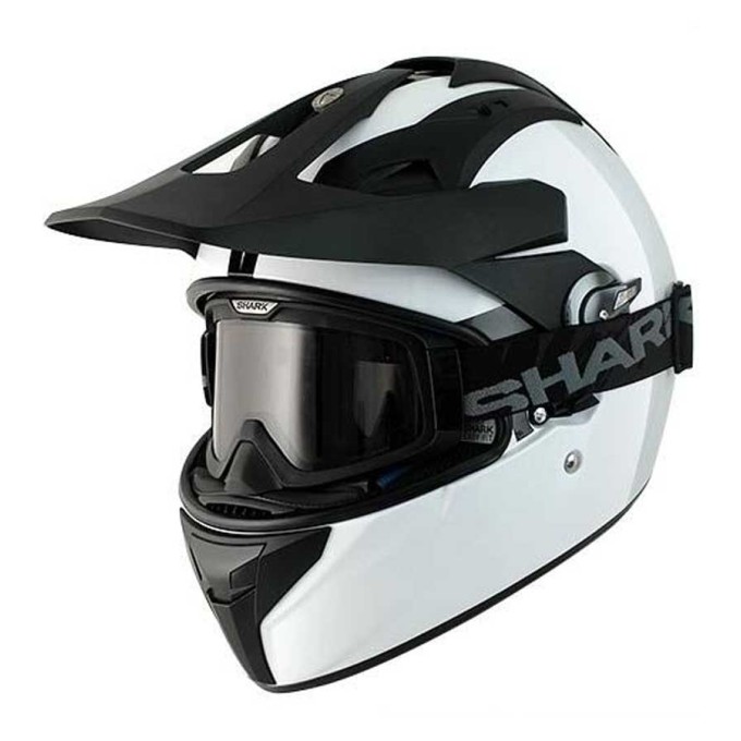 CASCO SHARK EXPLORE-R BLANCO TALLA S 