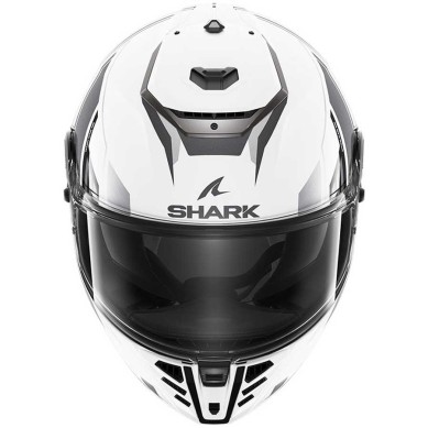 CASCO INTEGRAL SHARK SPARTAN RS BYHRON BLANCO / NEGRO BRILLO