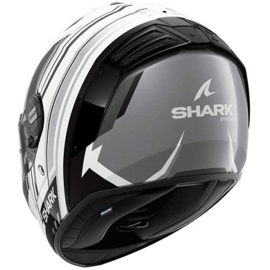 CASCO INTEGRAL SHARK SPARTAN RS BYHRON BLANCO / NEGRO BRILLO