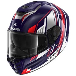 CASCO SHARK SPARTAN RS BYHRON AZUL / BLANCO / CROMO