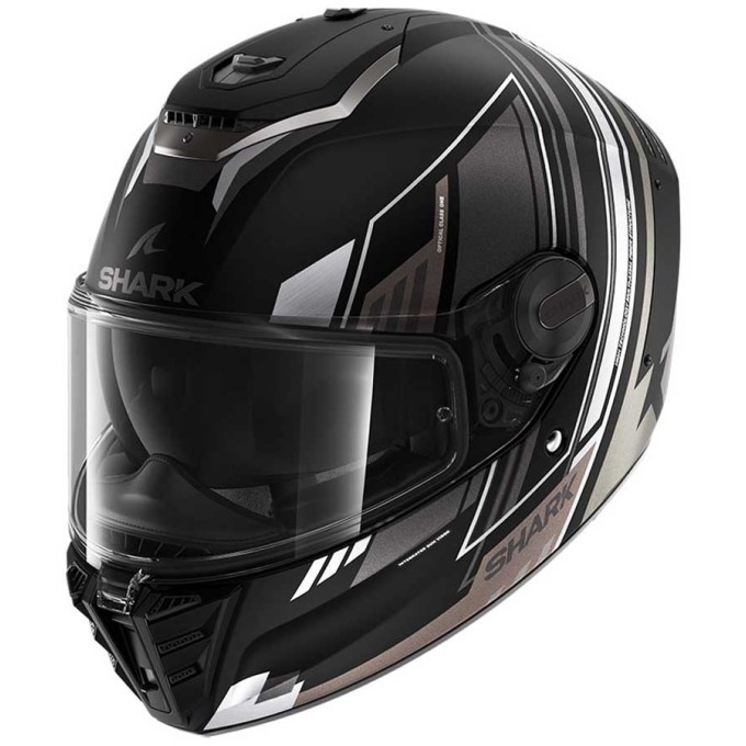 CASCO SHARK SPARTAN RS BYHRON NEGRO / ANTRACITA MATE