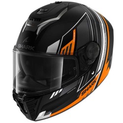 CASCO SHARK SPARTAN RS BYHRON NEGRO / NARANJA MATE