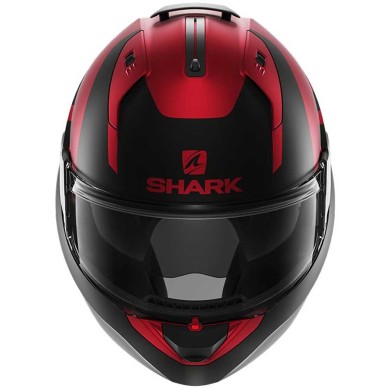 CASCO MODULAR SHARK EVO-ES KEDJE ROJO / NEGRO MATE