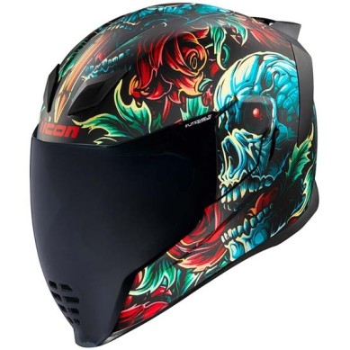 CASCO ICON AIRFLITE MIPS OMNICRUX NEGRO / ROJO / VERDE / AZUL 