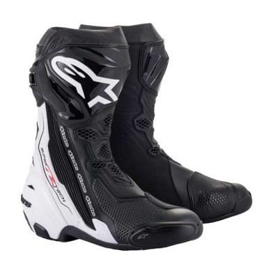 BOTAS DE MOTO ALPINESTARS SUPERTECH R BLANCO/ NEGRO