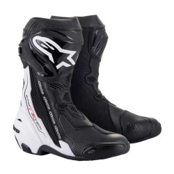 BOTAS DE MOTO ALPINESTARS SUPERTECH R BLANCO/ NEGRO