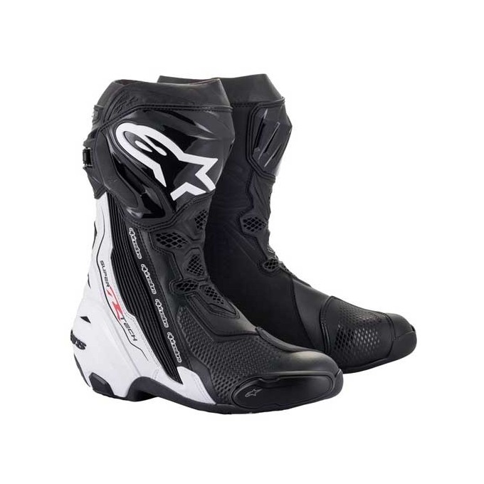 BOTAS DE MOTO ALPINESTARS SUPERTECH R BLANCO/ NEGRO