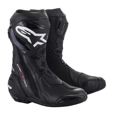 BOTAS DE MOTO ALPINESTARS SUPERTECH R VENTILADAS NEGRAS