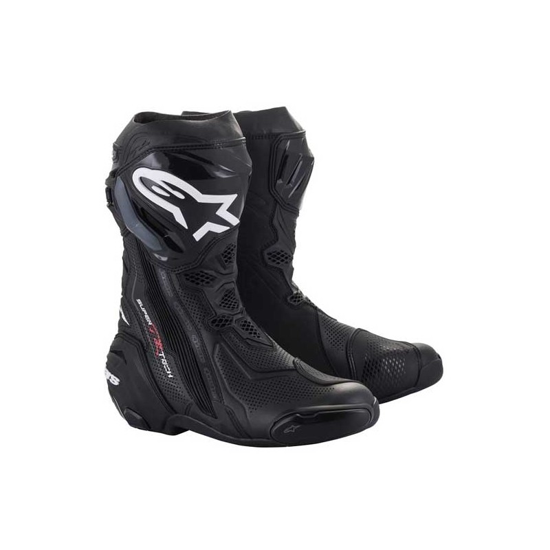 BOTAS DE MOTO ALPINESTARS SUPERTECH R VENTILADAS NEGRAS