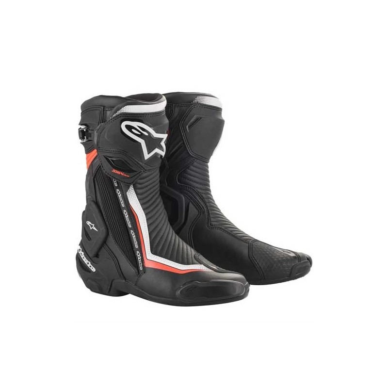 BOTAS ALPINESTARS SMX PLUS V2 NEGRO / BLANCO / ROJO