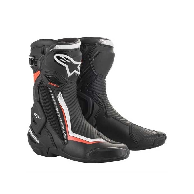 BOTAS ALPINESTARS SMX PLUS V2 NEGRO / BLANCO / ROJO