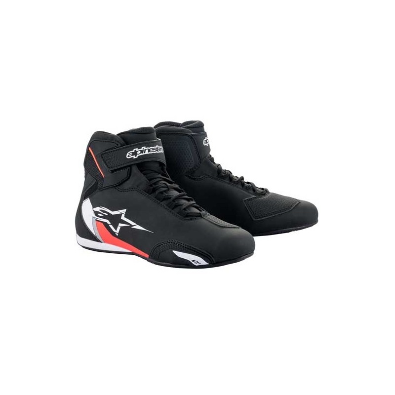 BOTAS ALPINESTARS SEKTOR NEGRO / BLANCO / ROJO FLUOR 25155181231