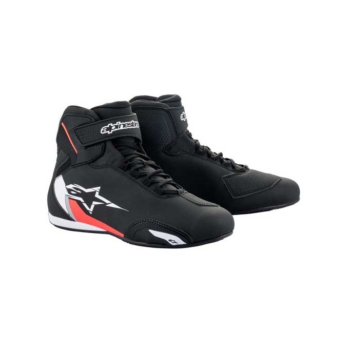 BOTAS ALPINESTARS SEKTOR NEGRO / BLANCO / ROJO FLUOR 25155181231