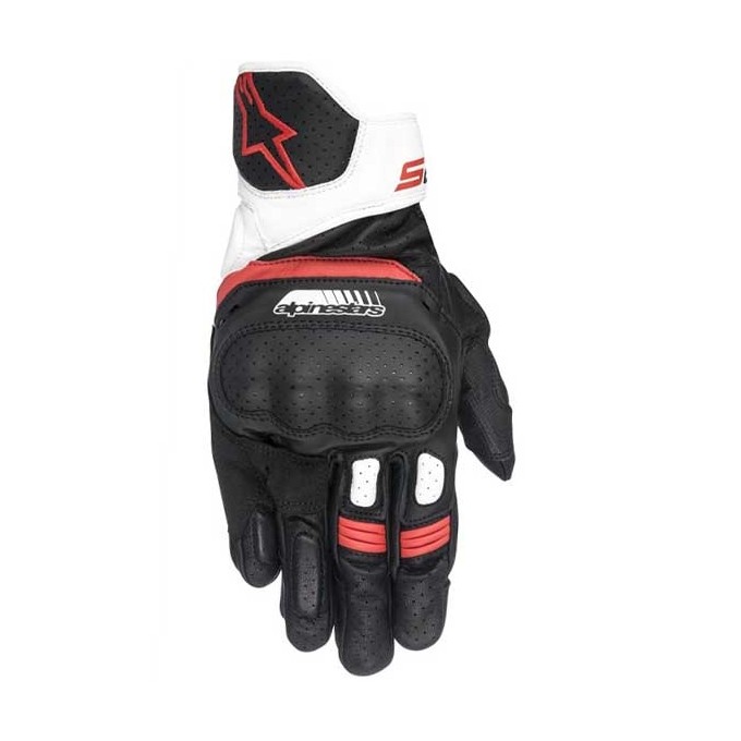 GUANTES ALPINESTARS SP-5 NEGRO / ROJO 3558517123