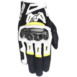 GUANTES ALPINESTAR SMX-2 AIR CARBON V2 BLANCO / NEGRO / AMARILLO FLUOR 3567717125