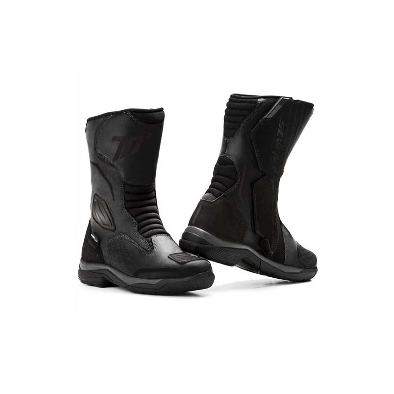 BOTAS DE MOTO TOURING SEVENTY DEGREES SD-BT13 NEGRAS
