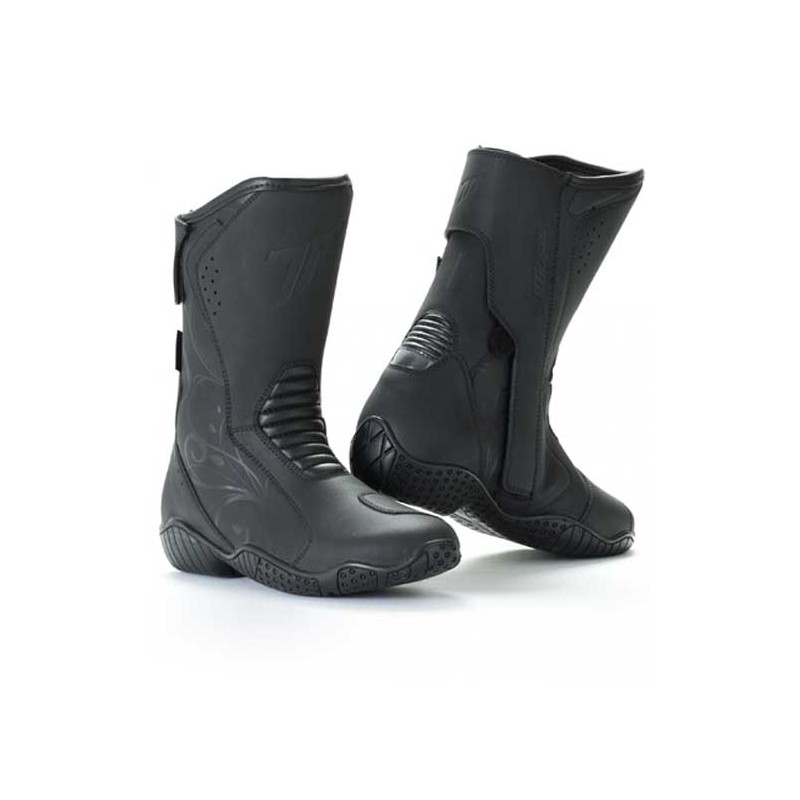 BOTAS DE MOTO MUJER TOURING SEVENTY DEGREES SD-BT9 NEGRAS