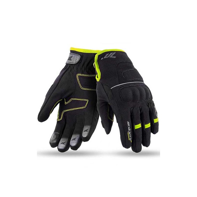 GUANTE DE INVIERNO MUJER SEVENTY DEGREES SD-C45 NEGRO/AMARILLO FLUOR