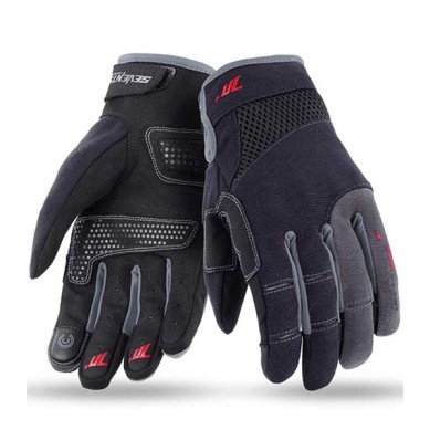 GUANTES DE VERANO HOMBRE SEVENTY DEGREES SD-C48 NEGRO/GRIS