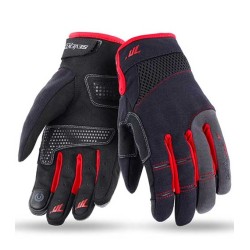 GUANTES DE VERANO HOMBRE SEVENTY DEGREES SD-C48 NEGRO/ROJO