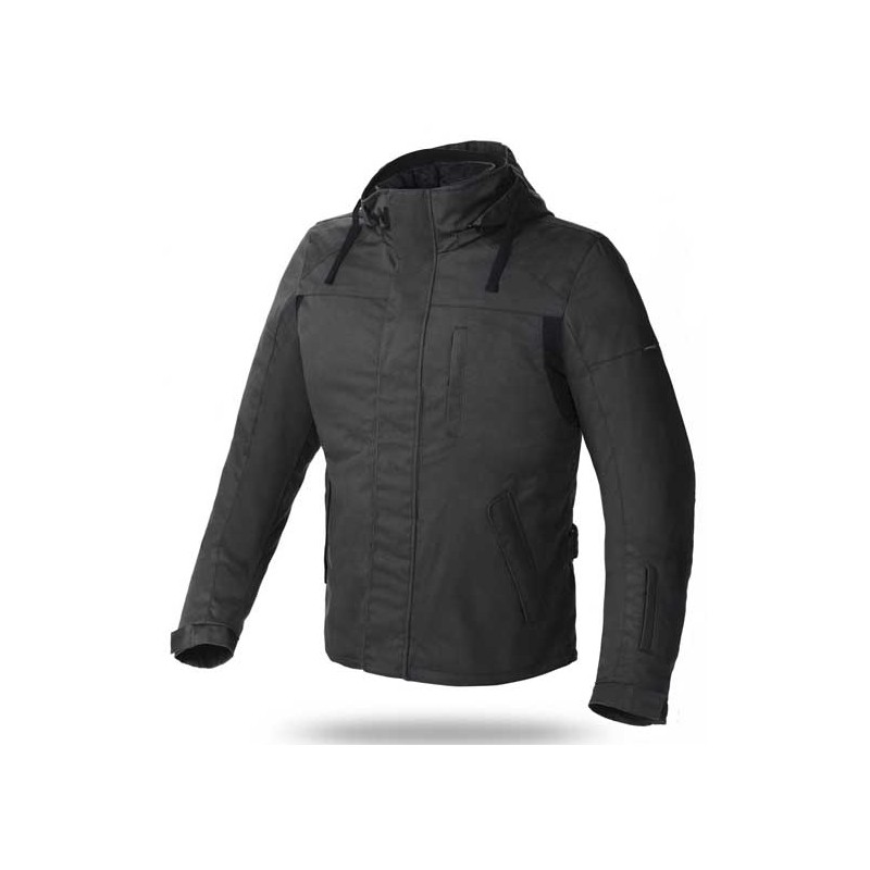 CHAQUETA DE MOTO SEVENTY DEGREES HOMBRE SD-JC73 NEGRA
