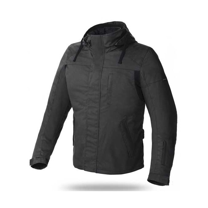 CHAQUETA DE MOTO SEVENTY DEGREES HOMBRE SD-JC73 NEGRA
