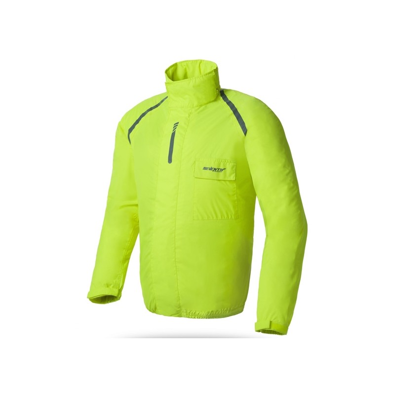 TRAJE IMPERMEABLE UNISEX SEVENTY DEGREES SD-S1 NEGRO/AMARILLO FLUOR
