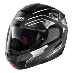 CASCO MODULAR NOLAN N90-3 COMEBACK NEGROI/GRIS/BLANCO 43