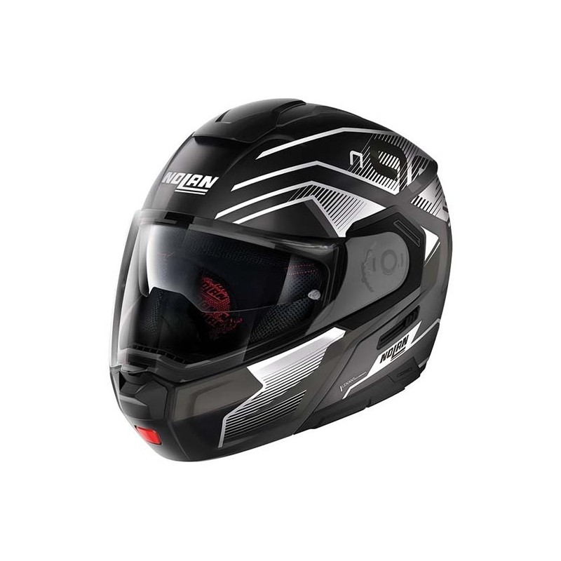 CASCO MODULAR NOLAN N90-3 COMEBACK NEGROI/GRIS/BLANCO 43