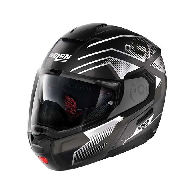 CASCO MODULAR NOLAN N90-3 COMEBACK NEGROI/GRIS/BLANCO 43