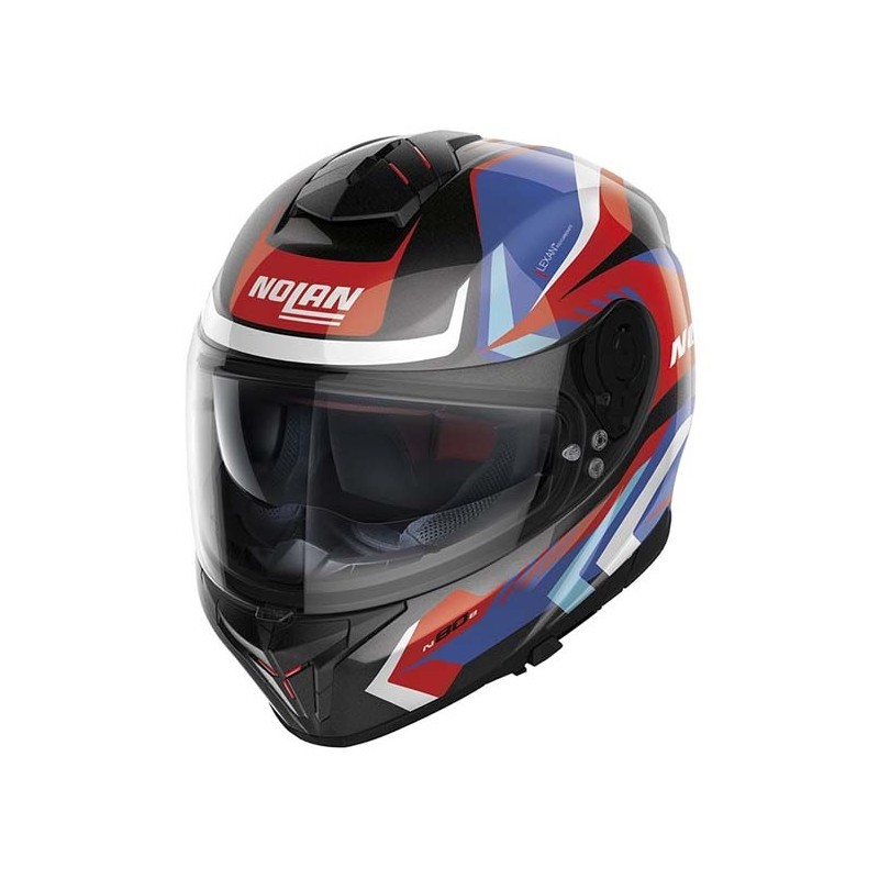CASCO NOLAN N80-8 RUMBLE N-COM ROJO/AZUL 62