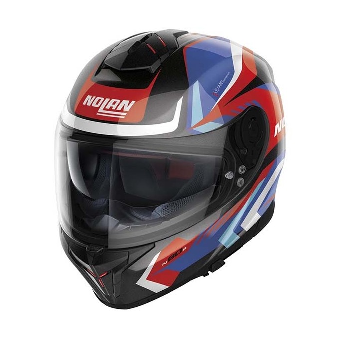CASCO NOLAN N80-8 RUMBLE N-COM ROJO/AZUL 62