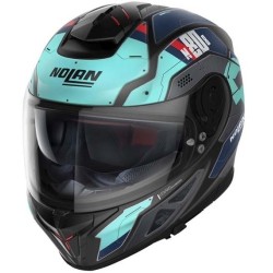 CASCO NOLAN N80-8 STARSCREAM N-COM NEGRO/AZUL MATE 37