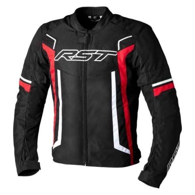 CHAQUETA HOMBRE RST PILOT EVO NEGRO/BLANCO/ROJO