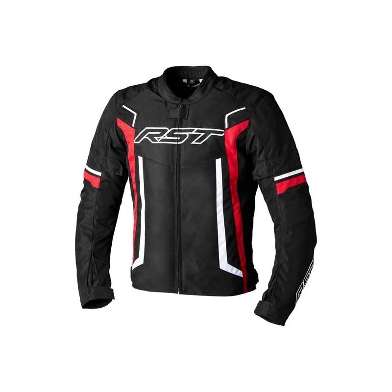 CHAQUETA HOMBRE RST PILOT EVO NEGRO/BLANCO/ROJO