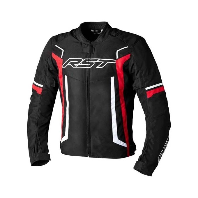 CHAQUETA HOMBRE RST PILOT EVO NEGRO/BLANCO/ROJO