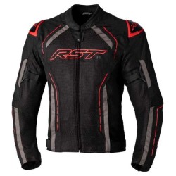 CHAQUETA VERANO HOMBRE RST S-1 MESH NEGRO/ROJO
