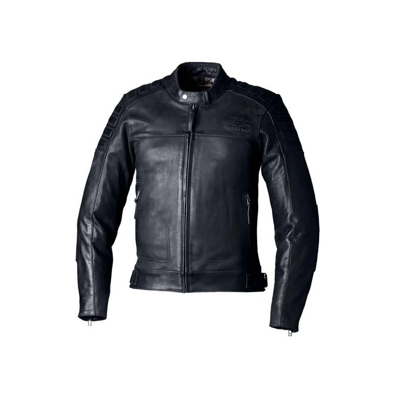 CHAQUETA DE PIEL RST BRANDISH 2 NEGRA