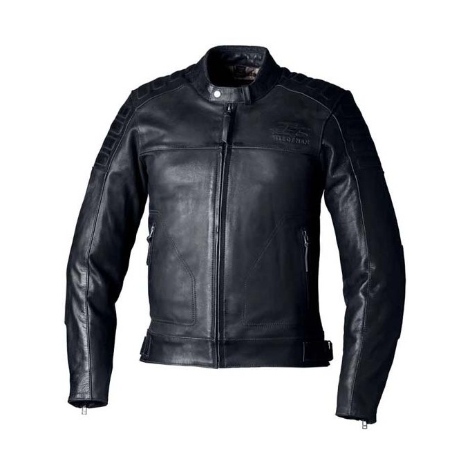 CHAQUETA DE PIEL RST BRANDISH 2 NEGRA