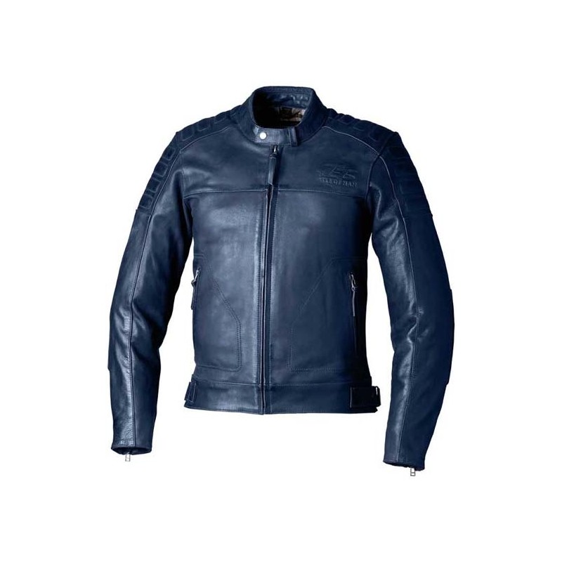 CHAQUETA DE PIEL HOMBRE RST BRANDISH 2 PETROL