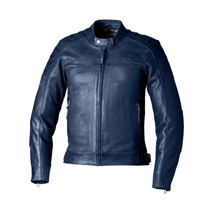 CHAQUETA DE PIEL HOMBRE RST BRANDISH 2 PETROL