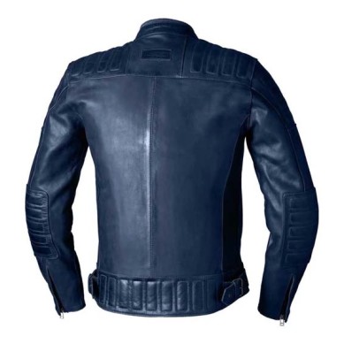 CHAQUETA DE PIEL HOMBRE RST BRANDISH 2 PETROL