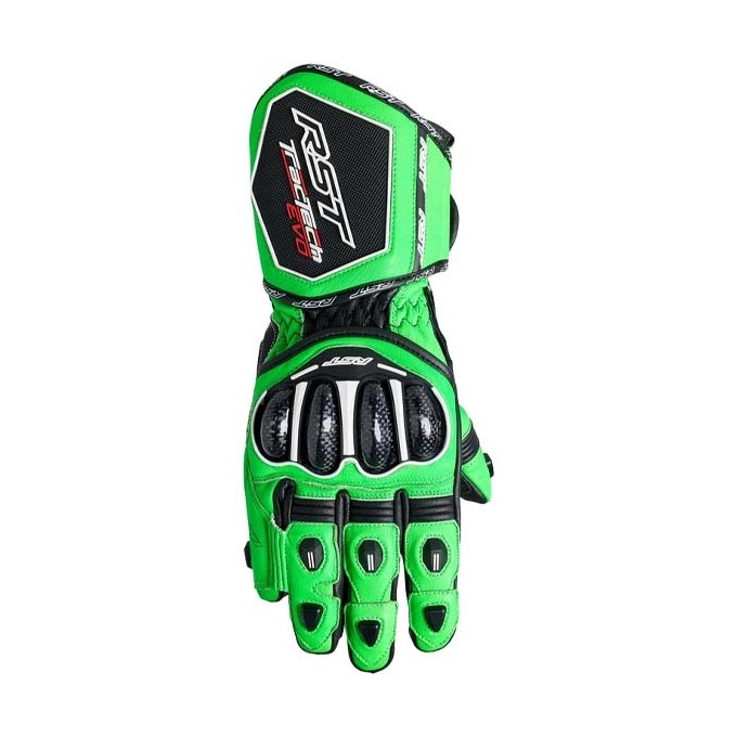 GUANTES RST TRACTECH EVO 4 NEGRO/VERDE FLUOR