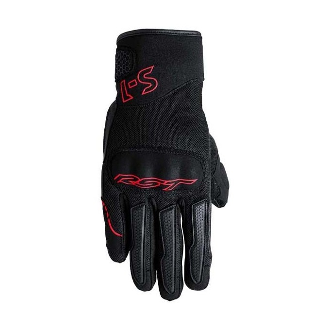 GUANTES HOMBRE RST S-1 MESH NEGRO/ROJO