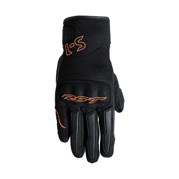 GUANTES HOMBRE RST S-1 MESH NEGRO/NARANJA