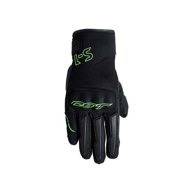 GUANTES HOMBRE RST S-1 MESH NEGRO/VERDE