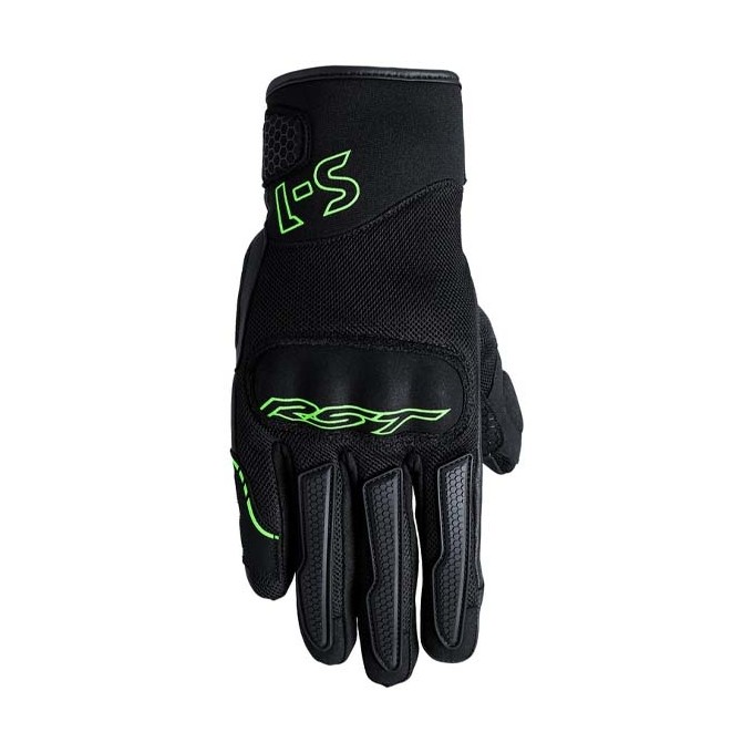 GUANTES HOMBRE RST S-1 MESH NEGRO/VERDE