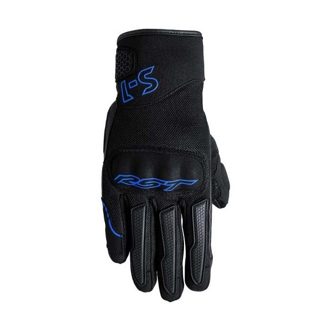 GUANTES HOMBRE RST S-1 MESH NEGRO/AZUL