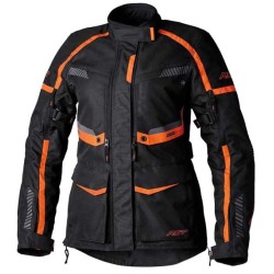 CHAQUETA MUJER RST MAVERICK EVO NEGRO/NARANJA