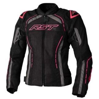 CHAQUETA VERANO MUJER RST S-1 MESH NEGRA/ROSA